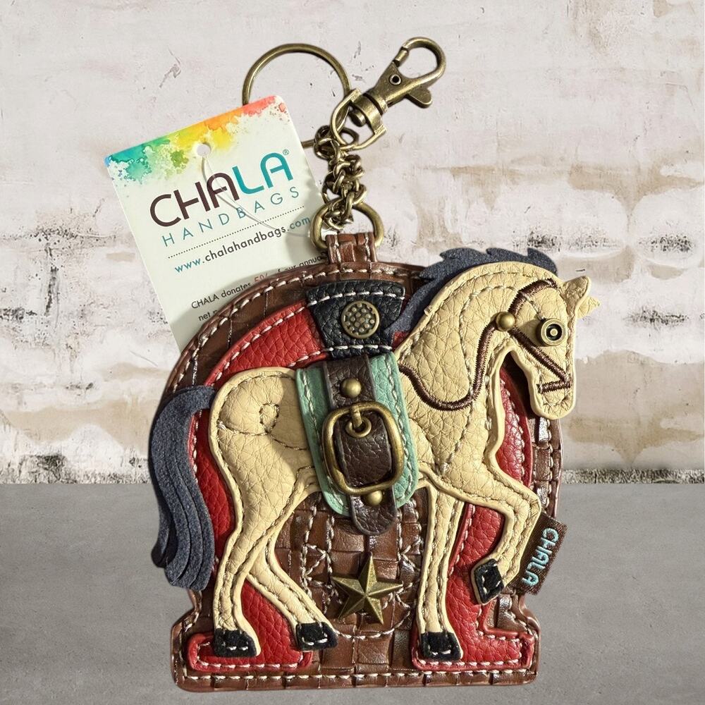 Chala Key Fob/Coin Purse - Horse NWT